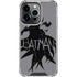 DC Comics Batman Silhouette Art iPhone 14 Pro Clear Case